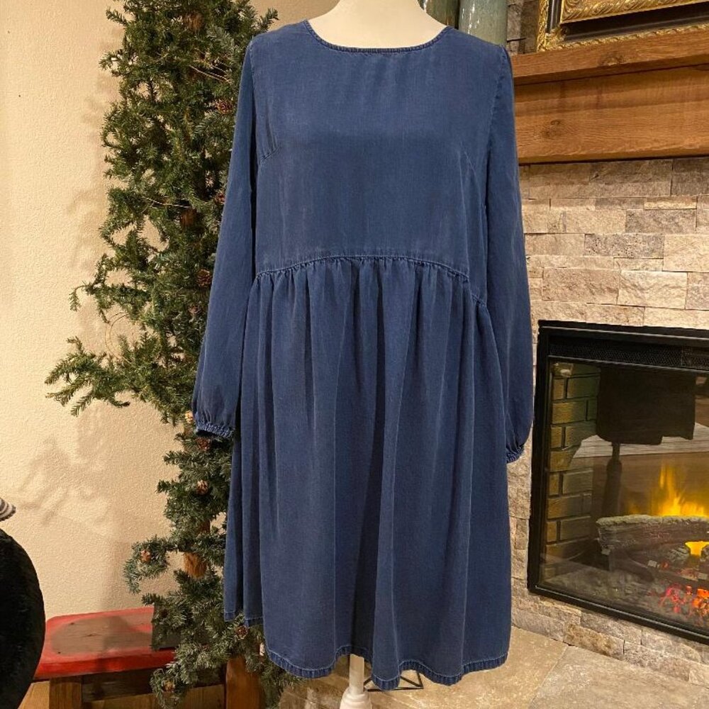 Old Navy Blue Midi Dress